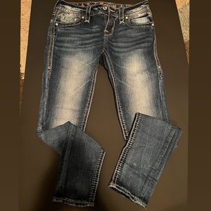 Rock Revival ankle skinny jeans size 25